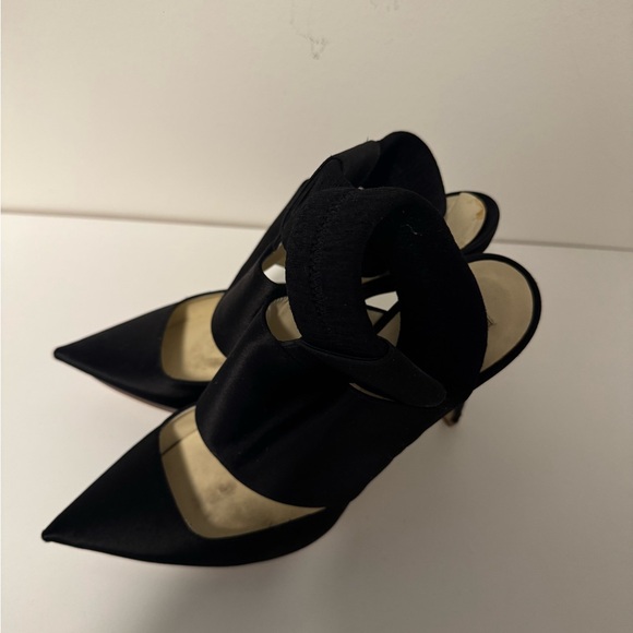 Stella McCartney Strappy Black Heels - Picture 2 of 4